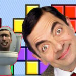 Mr Bean at Skibidi Tetris